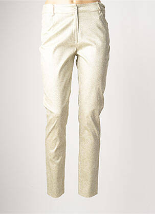 Pantalon slim verde ANNE KELLY femeie