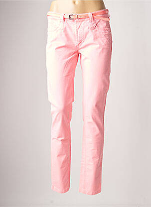 Blugi cu croială slim roz CKS femeie