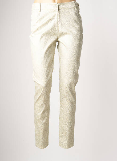 Pantalon slim verde ANNE KELLY femeie