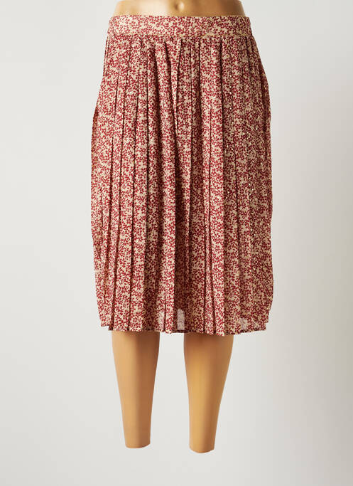 Fustă midi roșu CHERRY PARIS femeie