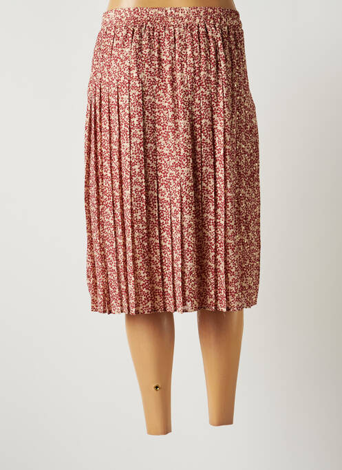 Fustă midi roșu CHERRY PARIS femeie