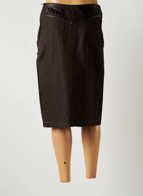 Fustă midi maro DE LA VEGA femeie