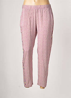 Pantalon drept talie elastică mărime normală violet WMN femeie