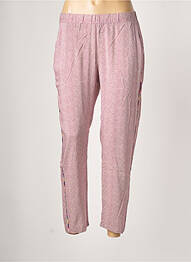Pantalon drept talie elastică mărime normală violet WMN femeie