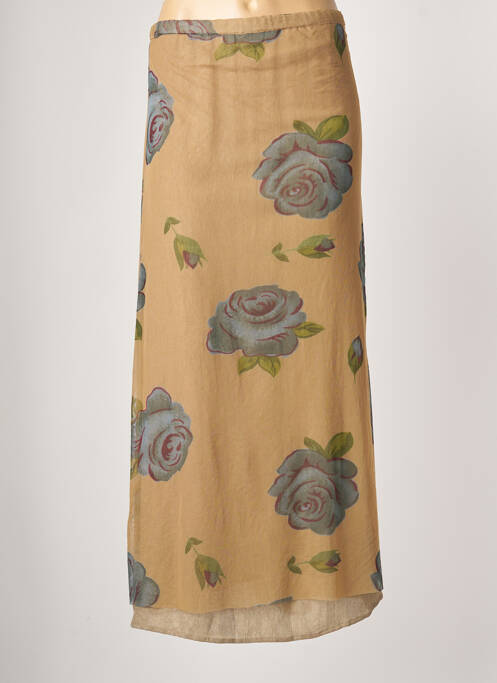 Fustă lungă bej MAIS IL EST OU LE SOLEIL femeie