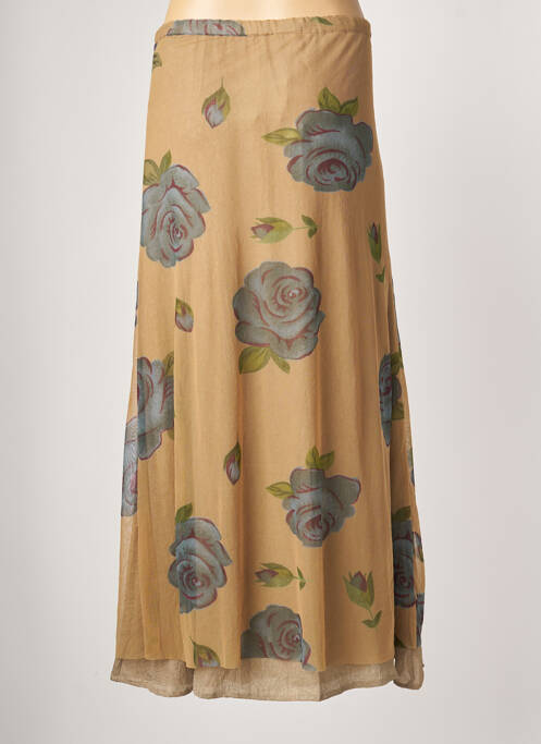 Fustă lungă bej MAIS IL EST OU LE SOLEIL femeie