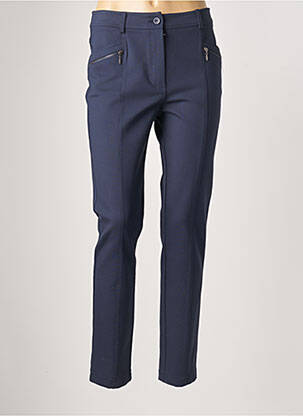 Pantalon slim albastru ANNE KELLY femeie