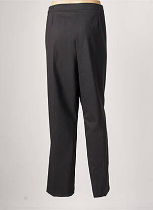 Pantalon drept talie elastică mărime normală negru DIANE LAURY femeie