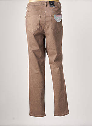 Pantalon slim elasticitate mărime normală maro STARK femeie