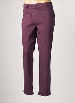 Pantalon slim violet EAST DRIVE femeie