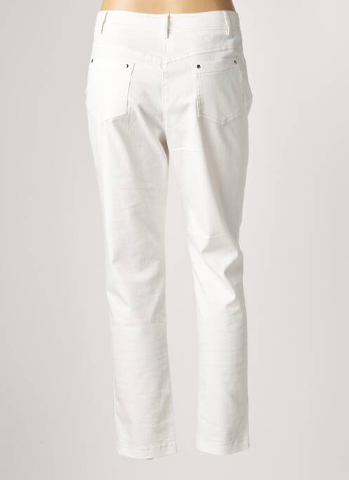 Pantalon slim alb ANNE KELLY femeie