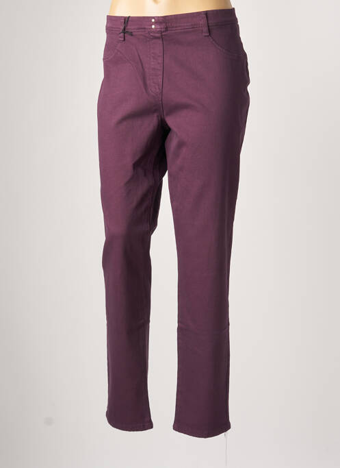 Pantalon slim violet EAST DRIVE femeie