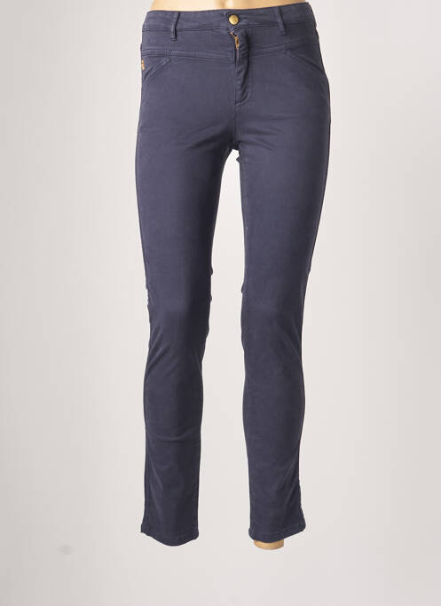 Pantalon slim albastru ONE STEP femeie