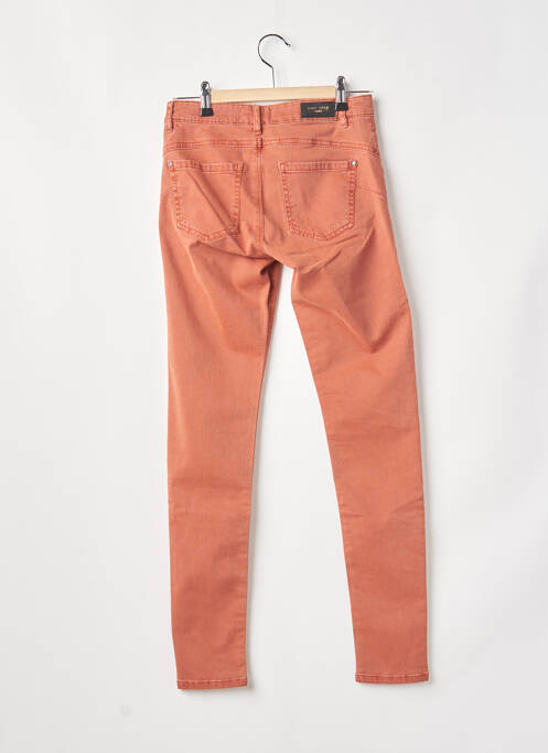 Pantalon slim portocaliu ONE STEP femeie