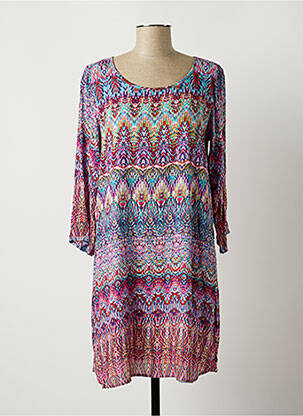 Rochie scurtă mâneci lungi mâneci lungi violet COMPAÑIA FANTASTICA femeie
