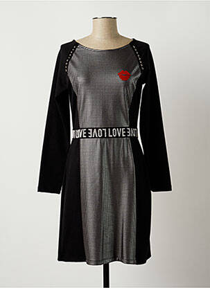 Rochie midi mâneci lungi mâneci lungi gri ROSALITA MC GEE femeie