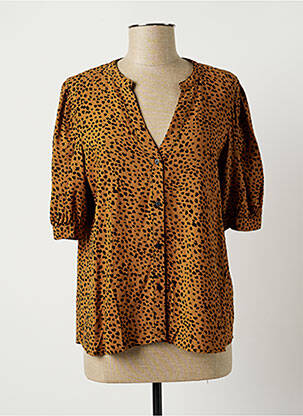 Cămașă maro GEISHA femeie