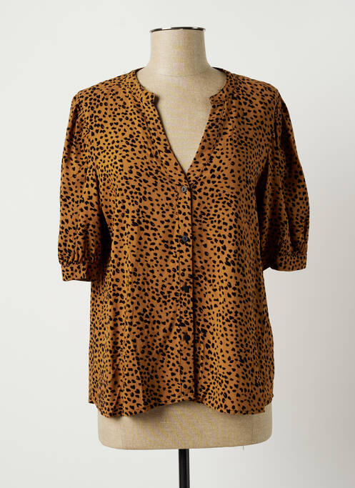 Cămașă maro GEISHA femeie