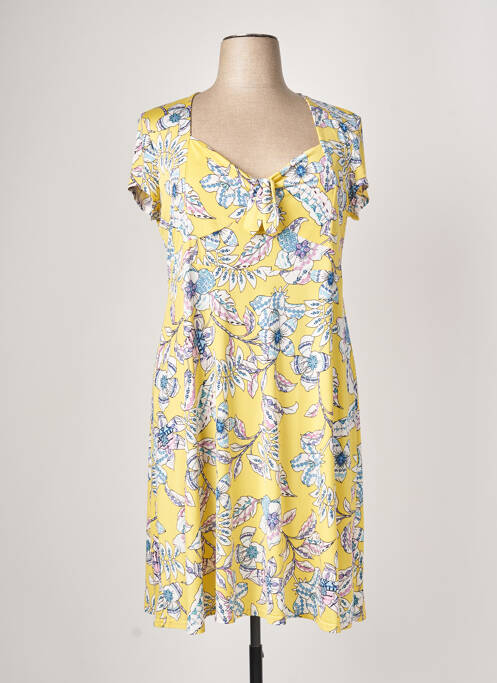 Rochie midi galben LONKEL femeie