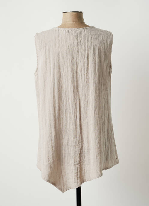 Tunică fără mâneci gri ONE O ONE femeie