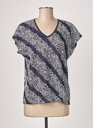 Top albastru LEO & UGO femeie