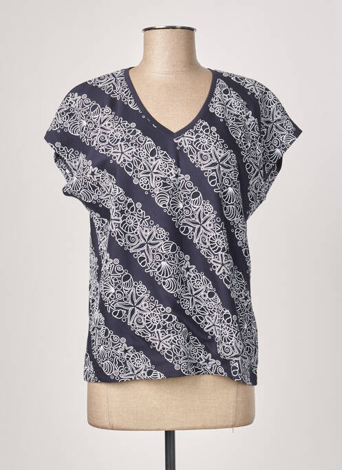 Top albastru LEO & UGO femeie