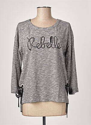 Top gri C'EST BEAU LA VIE femeie