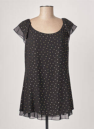 Tunică mâneci scurte negru SPG WOMAN femeie