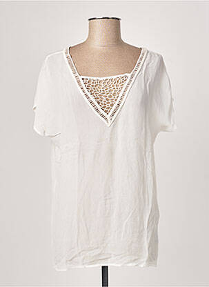 Top alb ONE STEP femeie