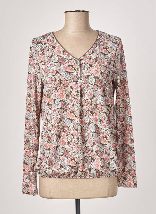 Top elasticitate mâneci lungi verde DIANE LAURY femme