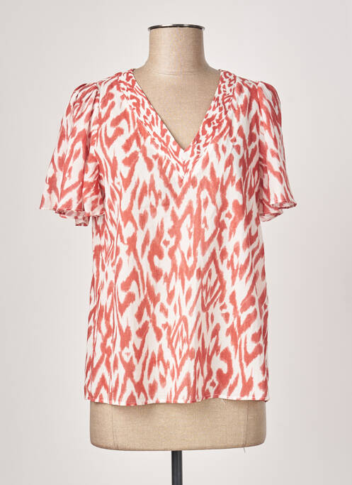 Top roșu C'EST BEAU LA VIE femeie