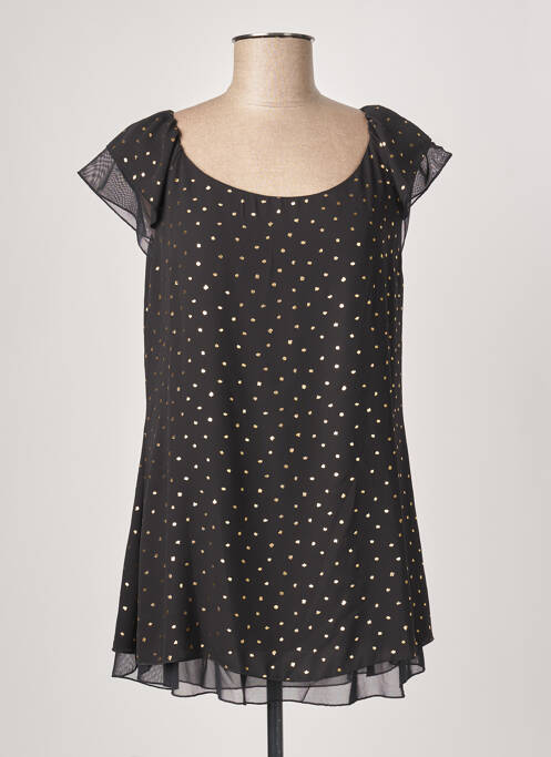 Tunică mâneci scurte negru SPG WOMAN femeie