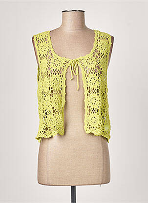 Vestă fără mâneci verde GOUBI femeie