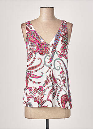 Top alb MORGAN femeie