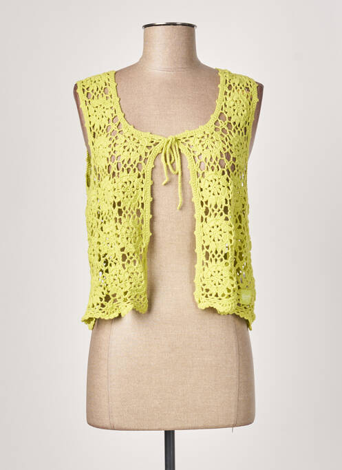 Vestă fără mâneci verde GOUBI femeie