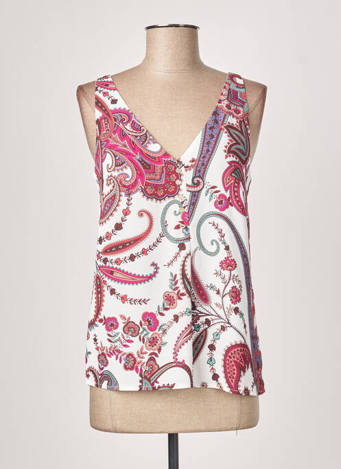 Top alb MORGAN femeie