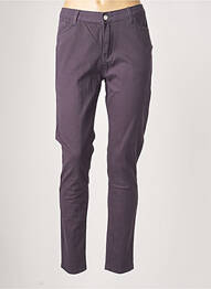 Pantalon slim elasticitate mărime normală gri LA FIANCEE DU MEKONG femeie