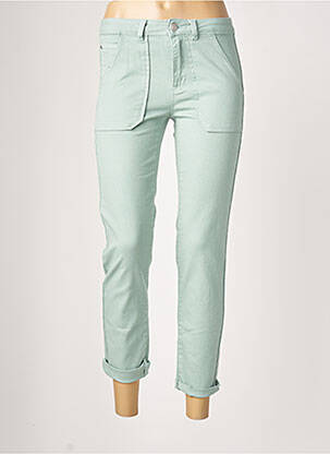 Blugi cu croială slim verde C'EST BEAU LA VIE femeie