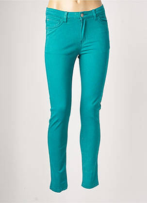 Pantalon slim elasticitate mărime normală verde LA FIANCEE DU MEKONG femeie