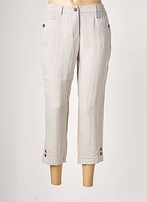 Pantalon trei sferturi gri DIANE LAURY femeie