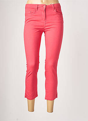 Pantalon trei sferturi roșu C'EST BEAU LA VIE femeie