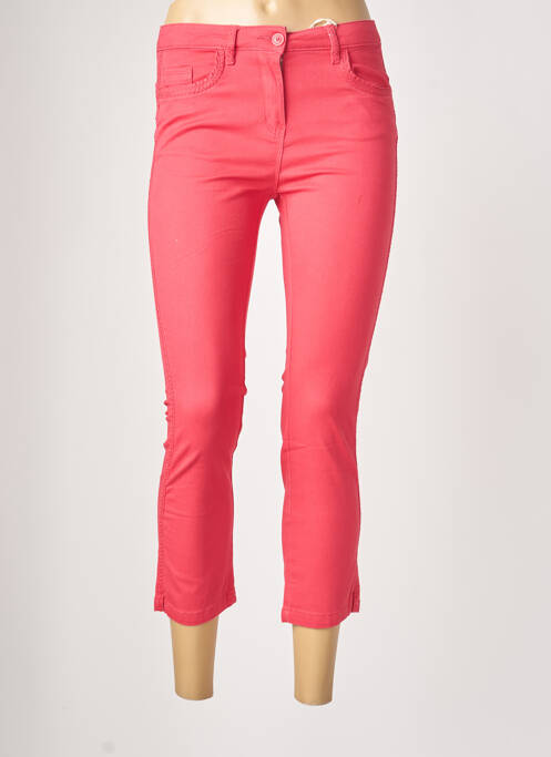 Pantalon trei sferturi roșu C'EST BEAU LA VIE femeie