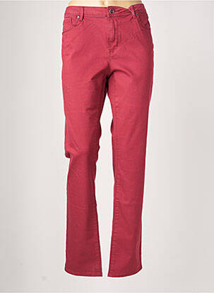 Pantalon drept roșu C'EST BEAU LA VIE femeie