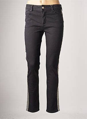 Pantalon slim elasticitate mărime normală negru C'EST BEAU LA VIE femeie