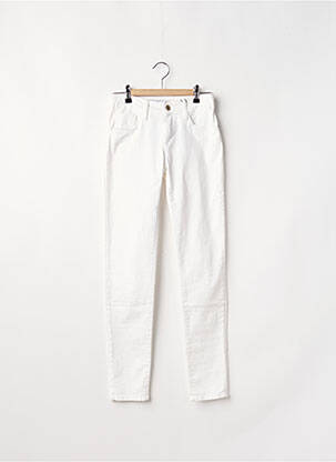 Pantalon slim conic mărime normală alb TIFFOSI femeie