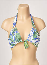 Sutien de costum de baie elasticitate sutien cupe întregi cu decolteu înalt verde ESCALE À BAHIA femme