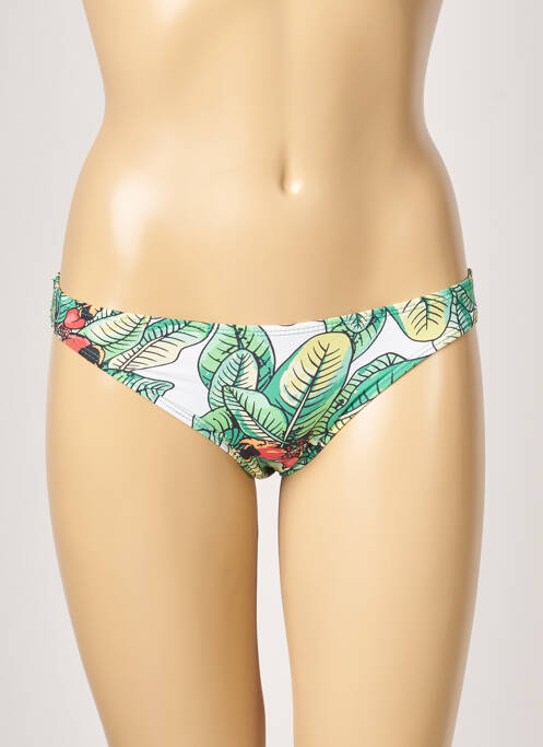 Chiloți de baie verde ESCALE À BAHIA femeie