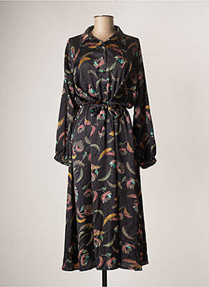 Rochie lungă negru VINTAGE LOVE femeie