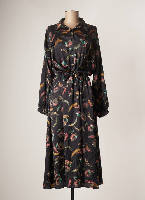 Rochie lungă negru VINTAGE LOVE femeie