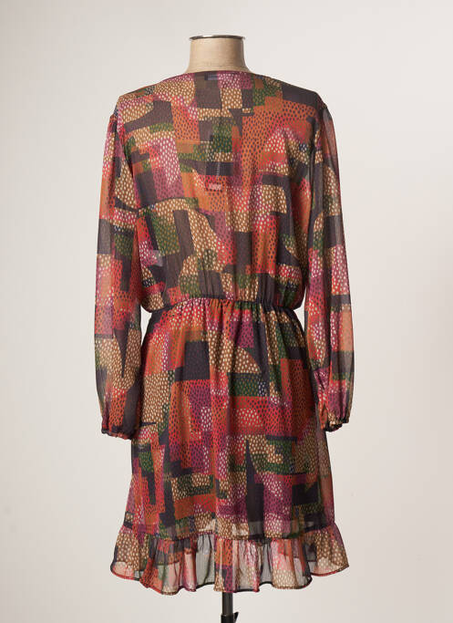 Rochie scurtă maro RUE DES ABBESSES femeie